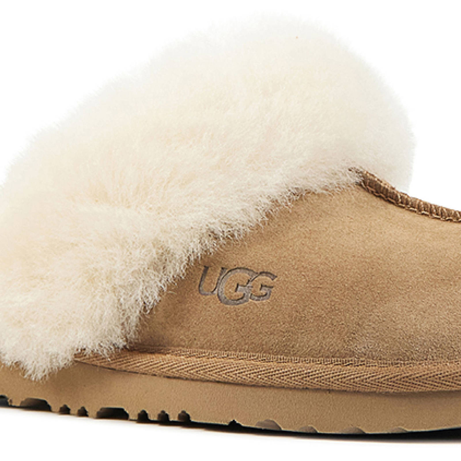 UGG suède pantoffels bruin kids | wehkamp