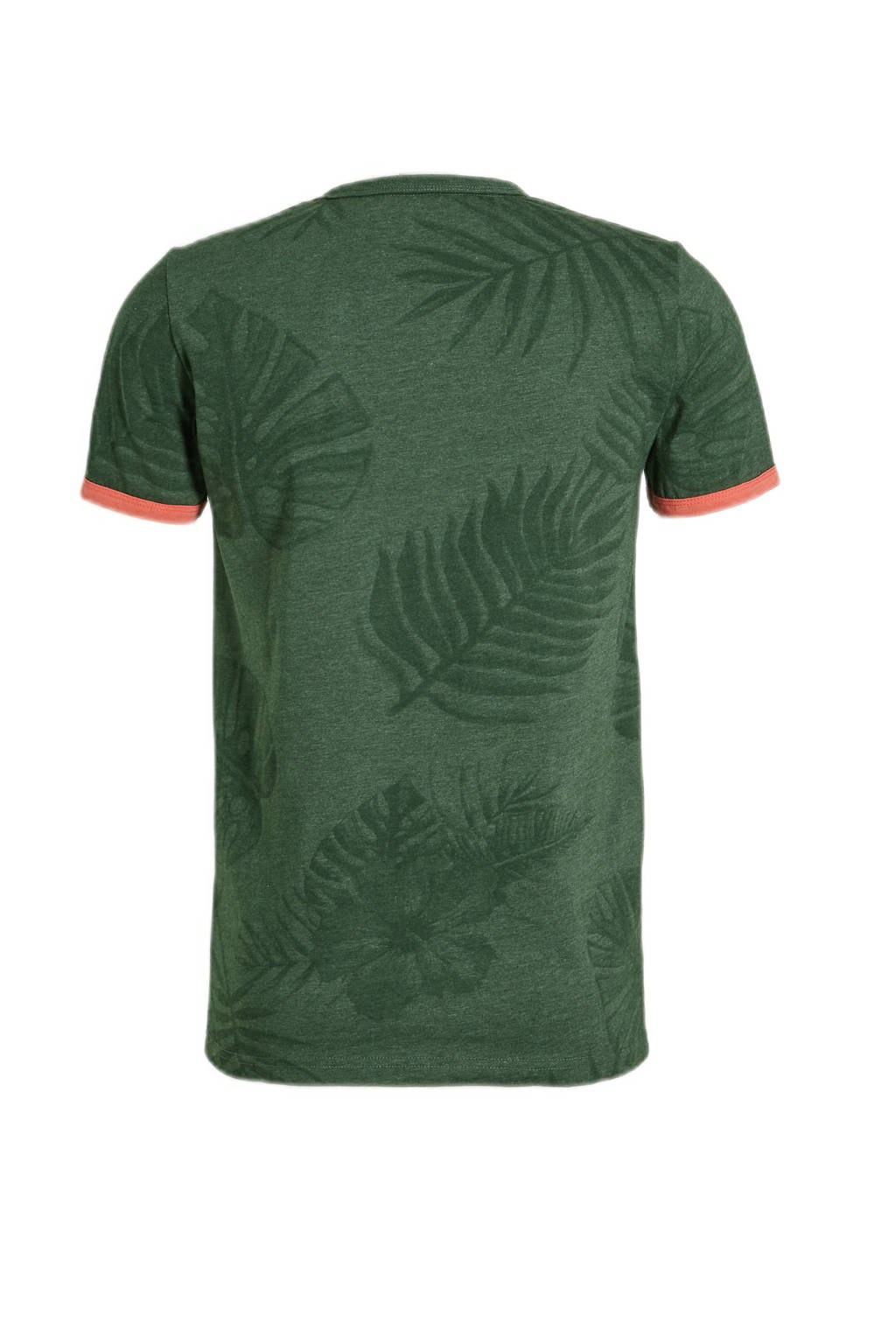 New Zealand Auckland Tshirt Toitoi met contrastbies duck green wehkamp