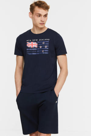 T-shirt met logo brave navy