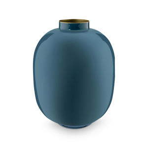 vaas metaal (blauw) (32 cm)