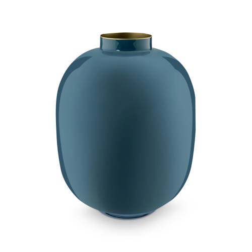 Pip Studio vaas metaal (blauw) (32 cm) afbeelding