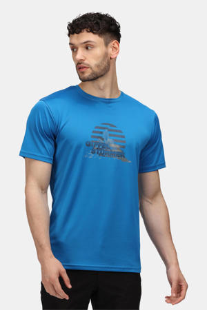 outdoor T-shirt Fingal Slogan blauw