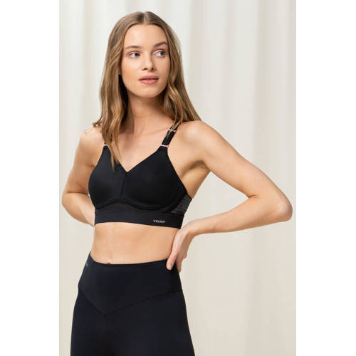 Triumph TOP-level sportbh Triaction Hybrid Lite zwart afbeelding