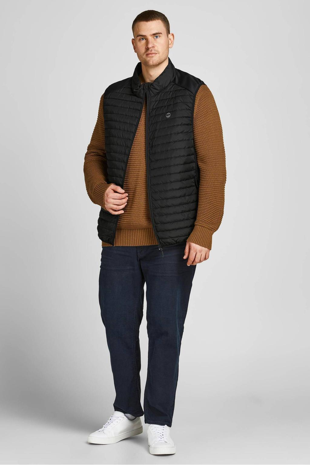 JACK & JONES PLUS SIZE bodywarmer JJEMULTI Plus Size black