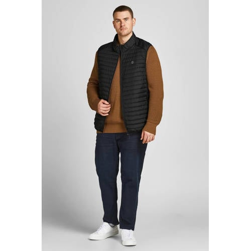 JACK & JONES PLUS SIZE bodywarmer JJEMULTI Plus Size black afbeelding