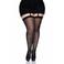 Leg Avenue Plus Size hold up kousen zwart