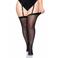 Leg Avenue plus size hold up kousen zwart