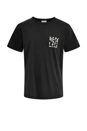 T-shirt KOBLUKE met tekst zwart