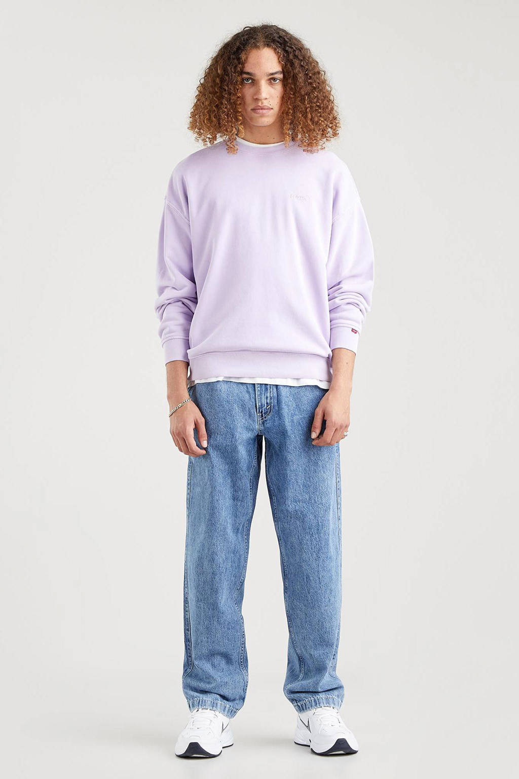 Levi's sweater natural dye violet