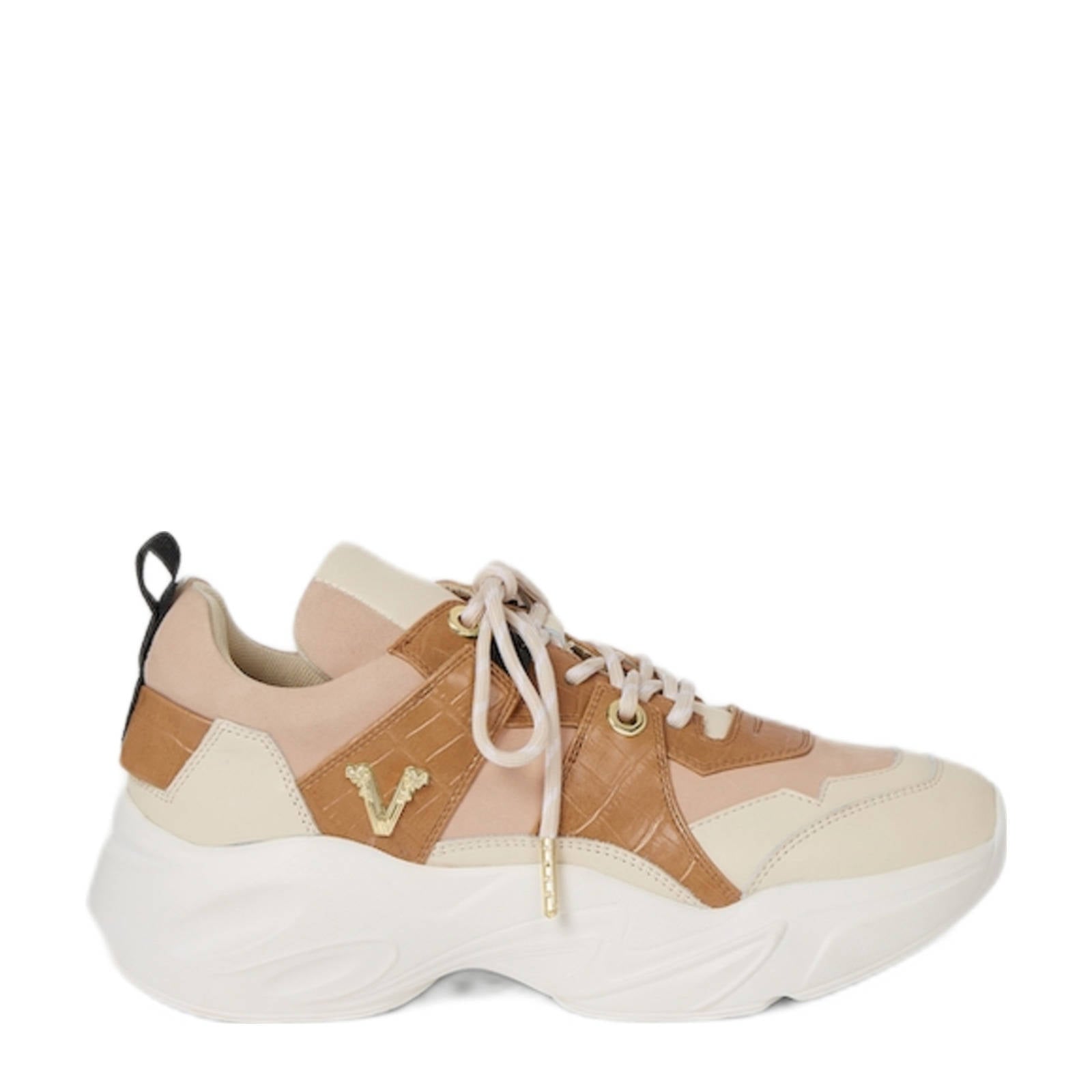 Bibi Lou, 910Z30 Camel dames sneaker | Van Oorschot Schoenen