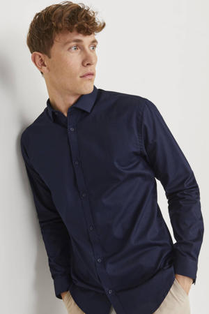 slim fit overhemd JPRBLACARDIFF navy blazer