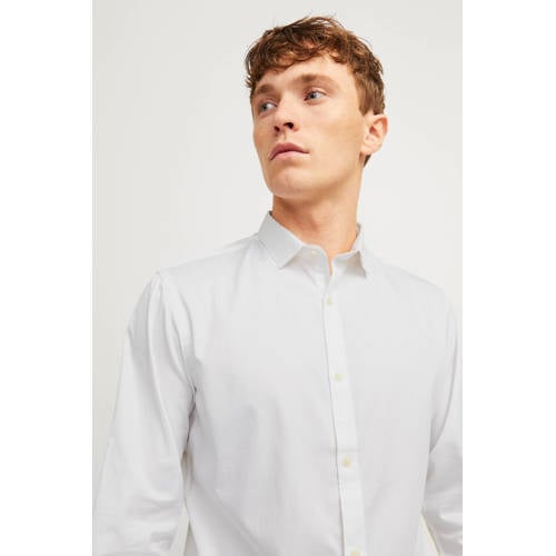 JACK & JONES PREMIUM slim fit overhemd JPRBLACARDIFF white afbeelding