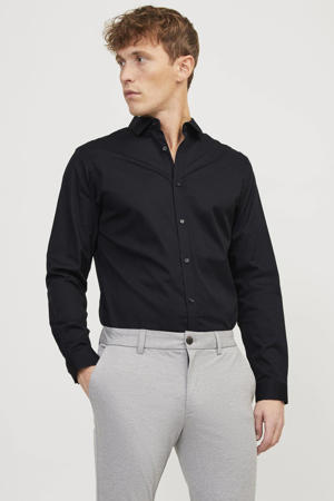 slim fit overhemd JPRBLACARDIFF black