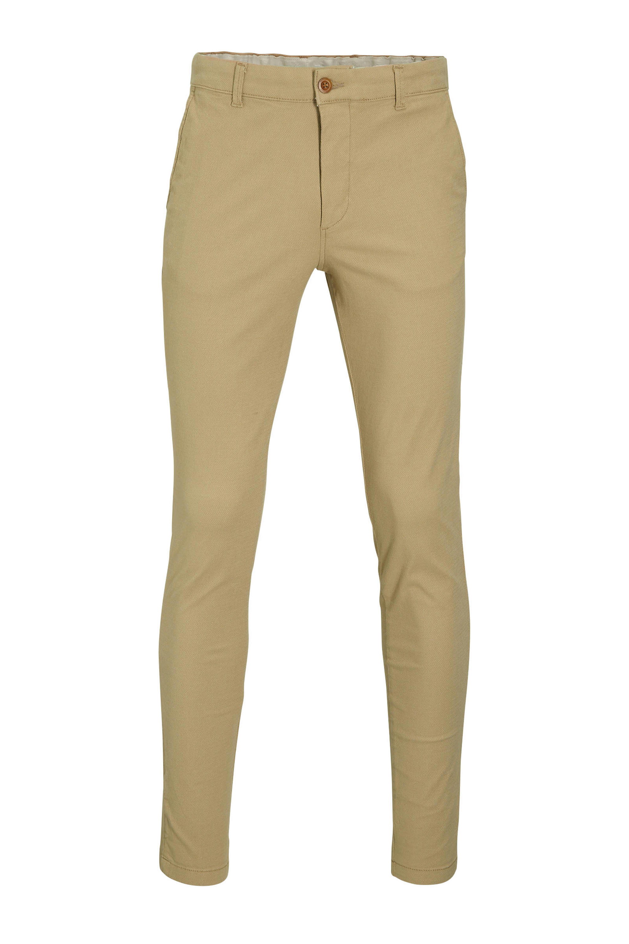 JACK & JONES PANTS STUDIO slim fit chino JPSTMARCO JJFURY crockery