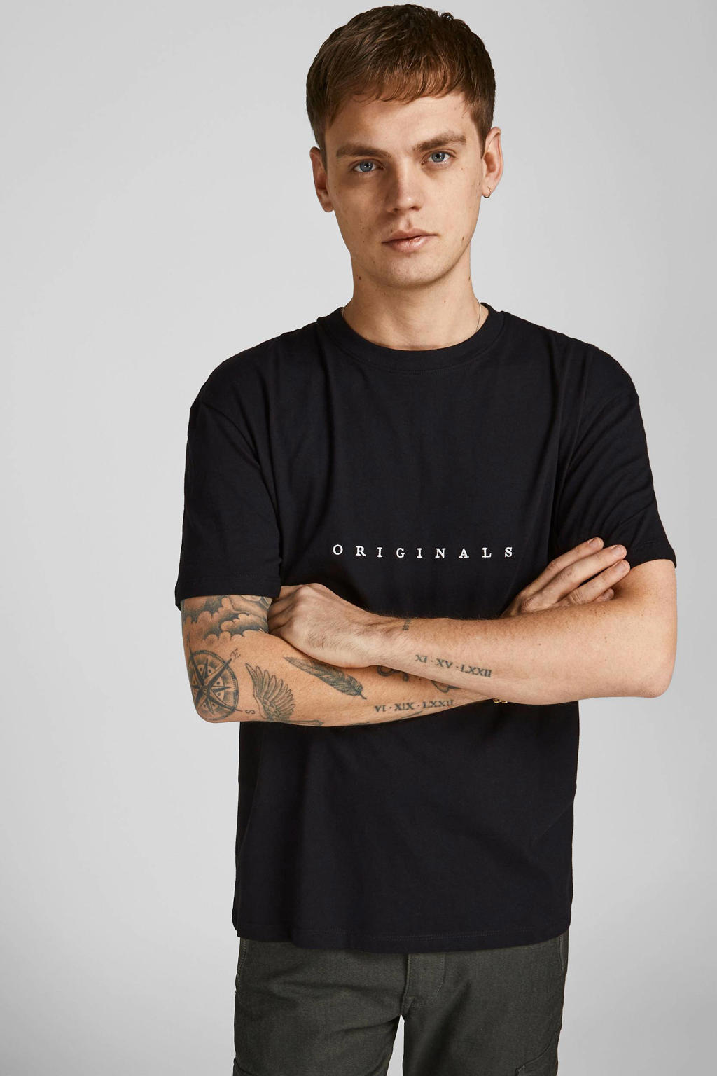T-shirt Uomo JACK & JONES Jorcopenhagen – Girocollo In Cotone – SS Crew Neck – Maglia Basic