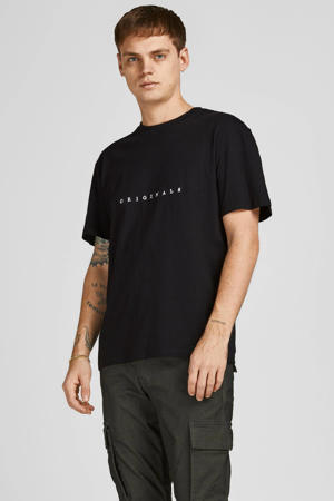 T-shirt JORCOPENHAGEN met tekst black