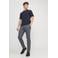 JACK & JONES PANTS STUDIO slim fit gemêleerde chino - faded denim