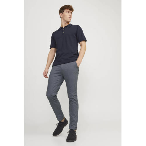 JACK & JONES PANTS STUDIO gemêleerde slim fit broek JPSTMARCO JJFURY faded denim afbeelding