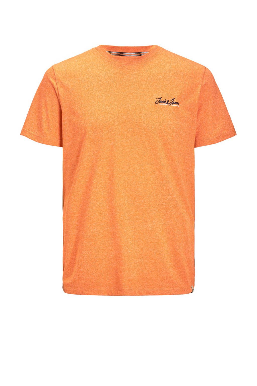 JACK & JONES ORIGINALS regular fit T-shirt JORTONS sun orange