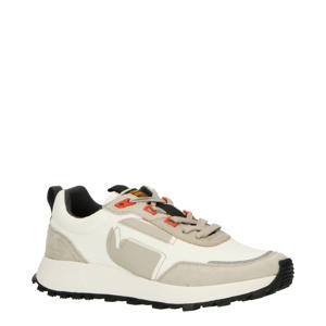 Theq Run LGO MSH M  suède sneakers wit/beige