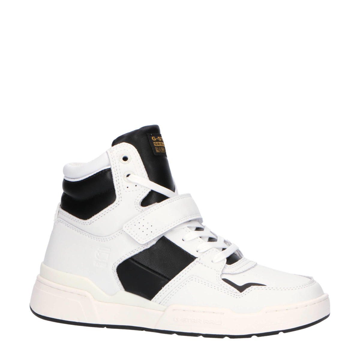 Raw Attacc G Star Sneakers Heren Wit G-STAR Attacc Mid Blk W Hoge