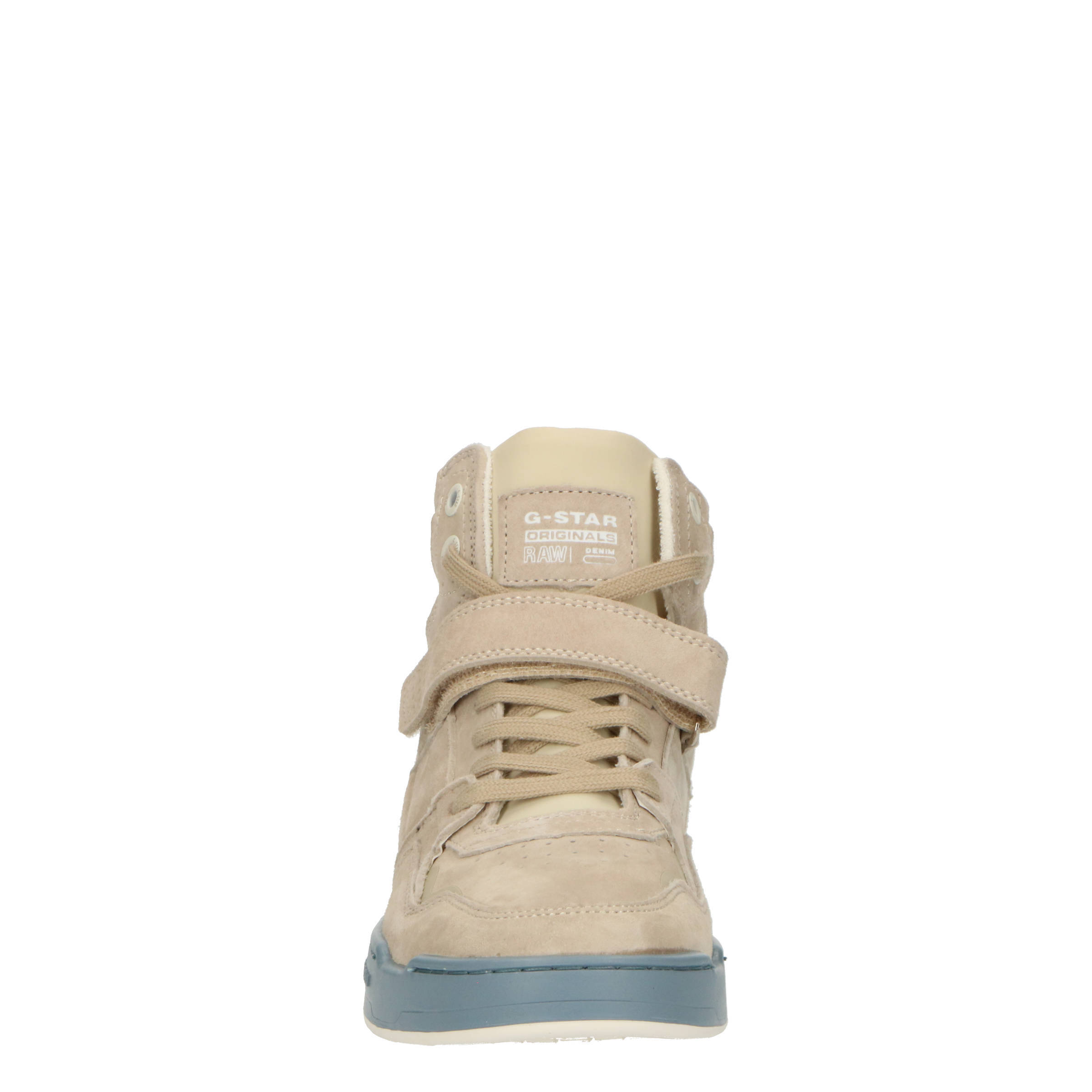G-Star RAW Attacc Mid Nub W hoge suède sneakers beige | wehkamp
