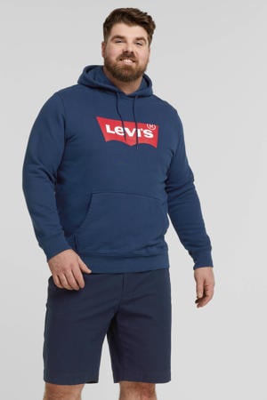 hoodie Plus Size met logo dress blues