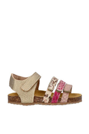 48318  sandalen goud/roze