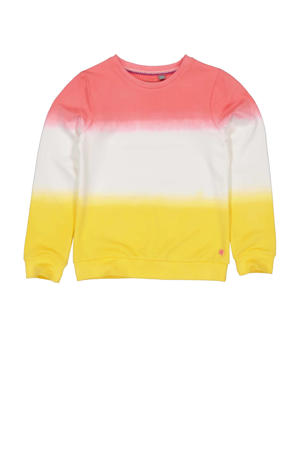 dip-dye sweater Marel roze/wit/warm geel