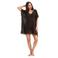 Seafolly strandtuniek met kwastjes zwart
