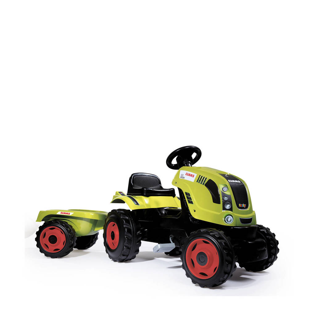 Smoby  Claas Farmer Xl traktor met aanhangwagen