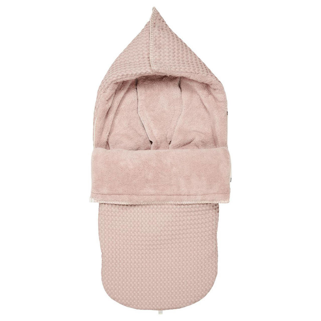 Koeka Oslo buggy voetenzak teddy grey pink/grey pink
