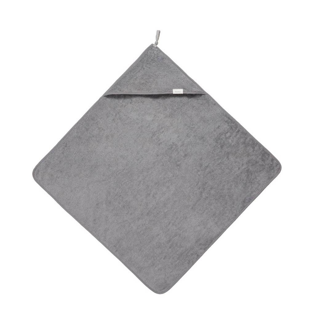 Koeka Dijon Organic badcape 100x100 cm steel grey, Steel grey