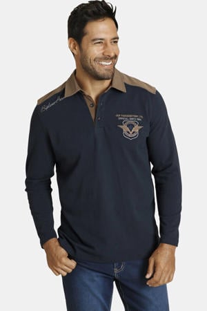 regular polo Plus Size BALDREK donkerblauw