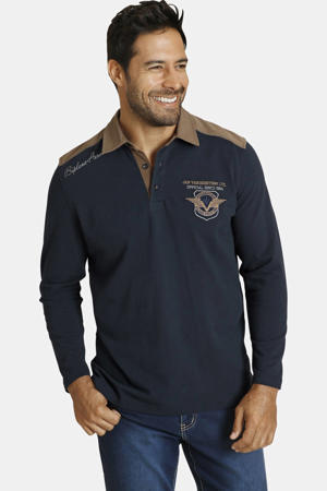 regular polo Plus Size BALDREK donkerblauw
