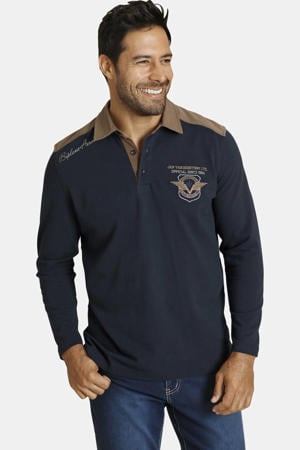 regular polo Plus Size BALDREK donkerblauw