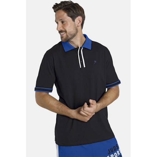 Jan Vanderstorm polo Plus Size ISFRIED zwart afbeelding