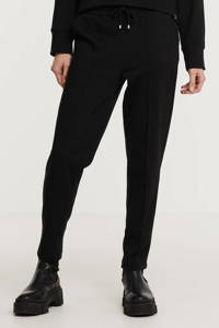 Zwarte dames Cars slim fit joggingbroek van polyester met regular waist en elastische tailleband met koord