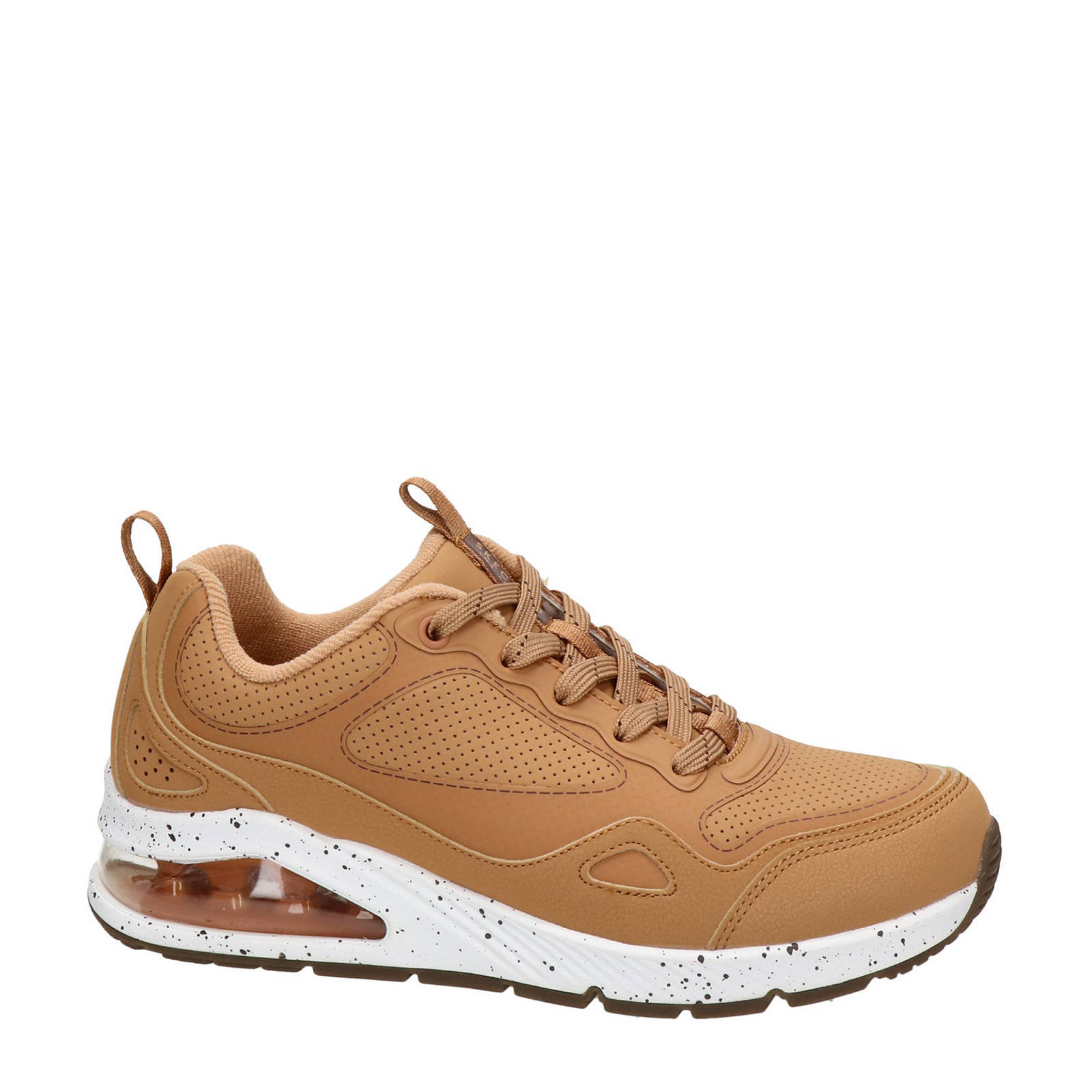 Skechers uno two for the show sneakers beige dames - Schoenen.nl