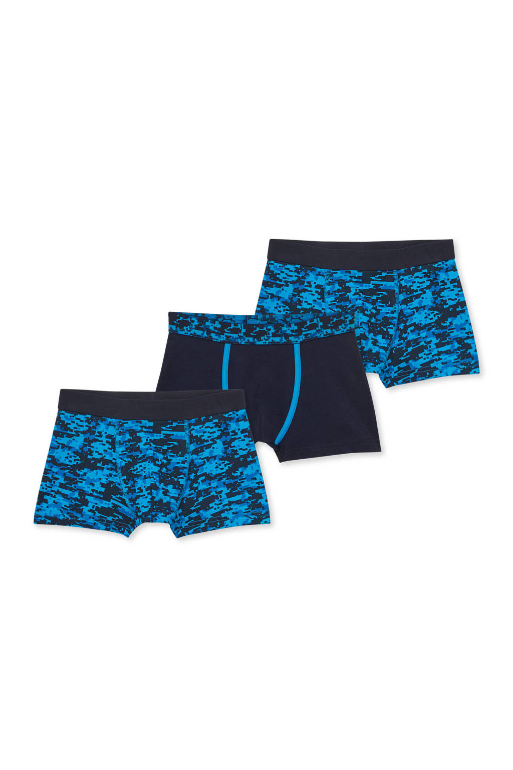 C&A boxershort - set van 3 blauw, Donkerblauw