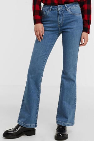 high waist flared jeans Jade P-form Denim summer blue