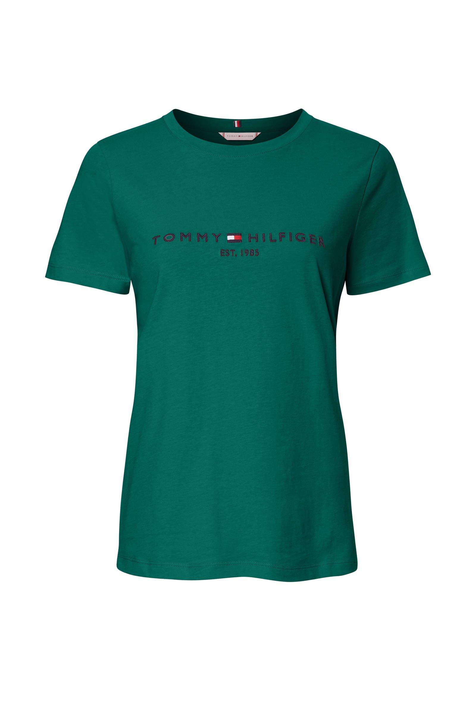 tommy hilfiger teal t shirt