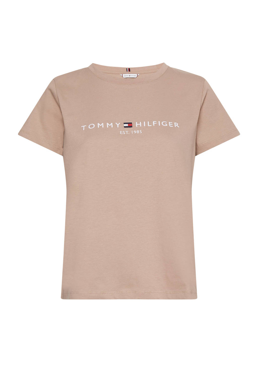 Tommy Hilfiger T-shirt met logo beige