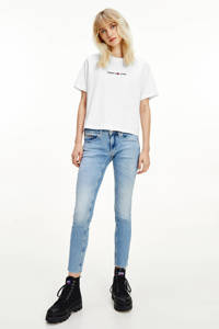 Tommy Jeans T-shirt met biologisch katoen wit