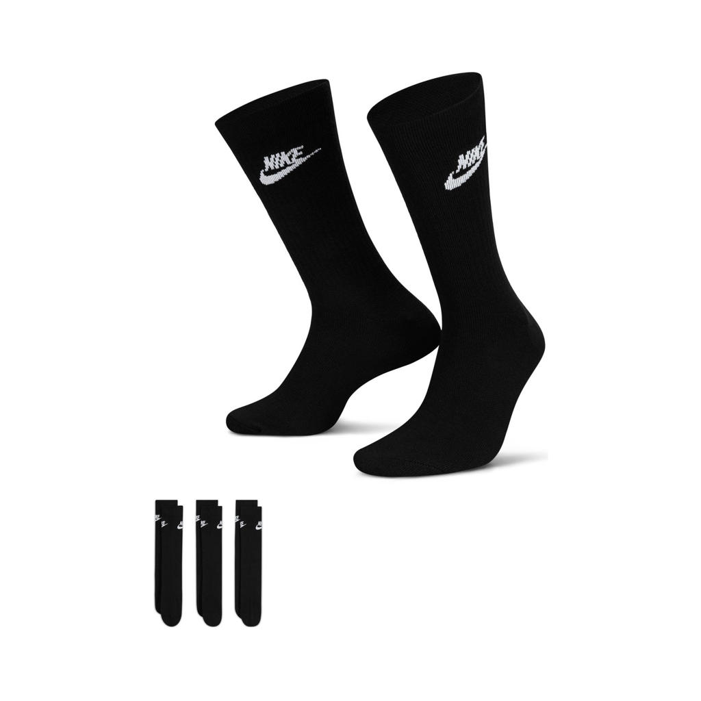 Nike Senior  sportsokken - set van 3 zwart/wit