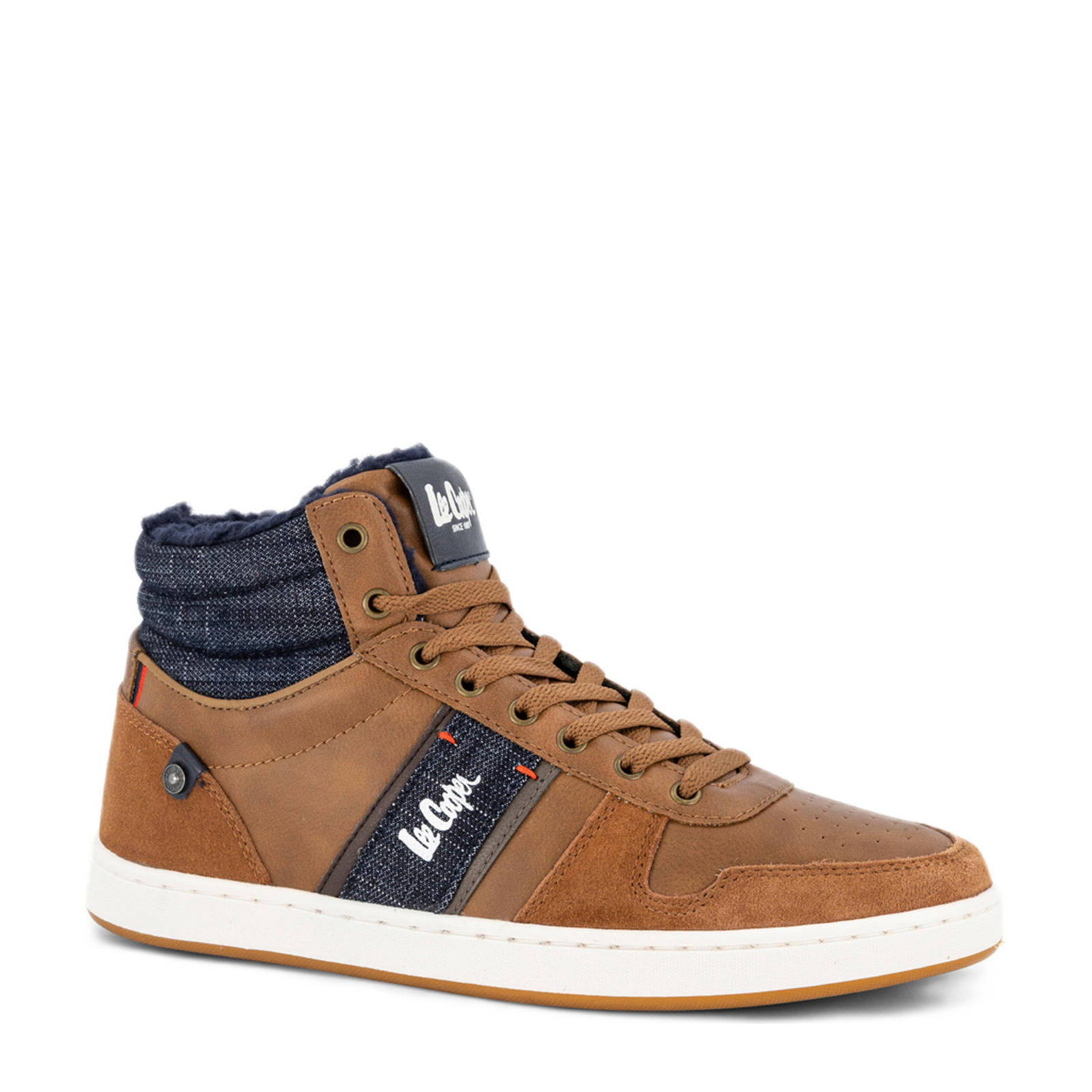 Gaastra Denzel Mid Tmb Hoge sneakers Leren Sneaker Heren Cognac -  Schoenen.nl