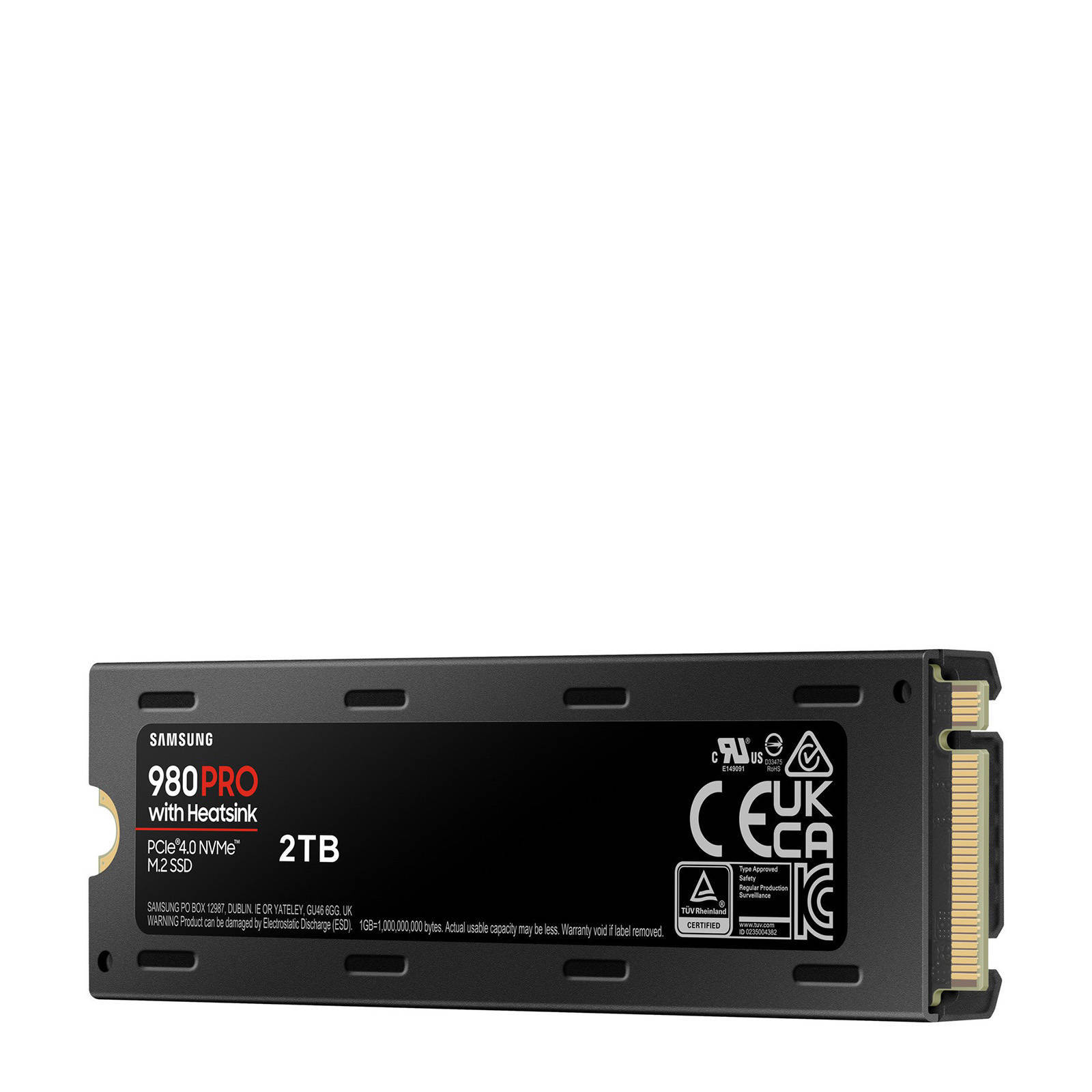 Samsung SSD 980 Pro met Heatsink (2TB) interne harde schijf SSD | wehkamp