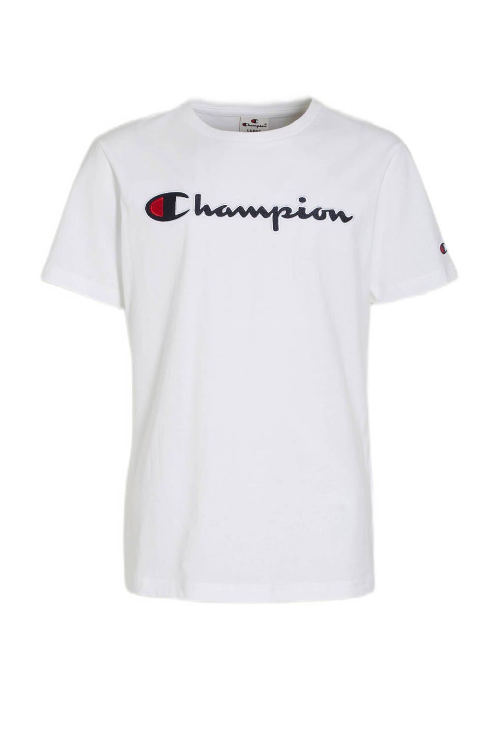 Champion T-shirt met logo wit