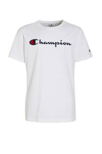 Champion T-shirt met logo wit