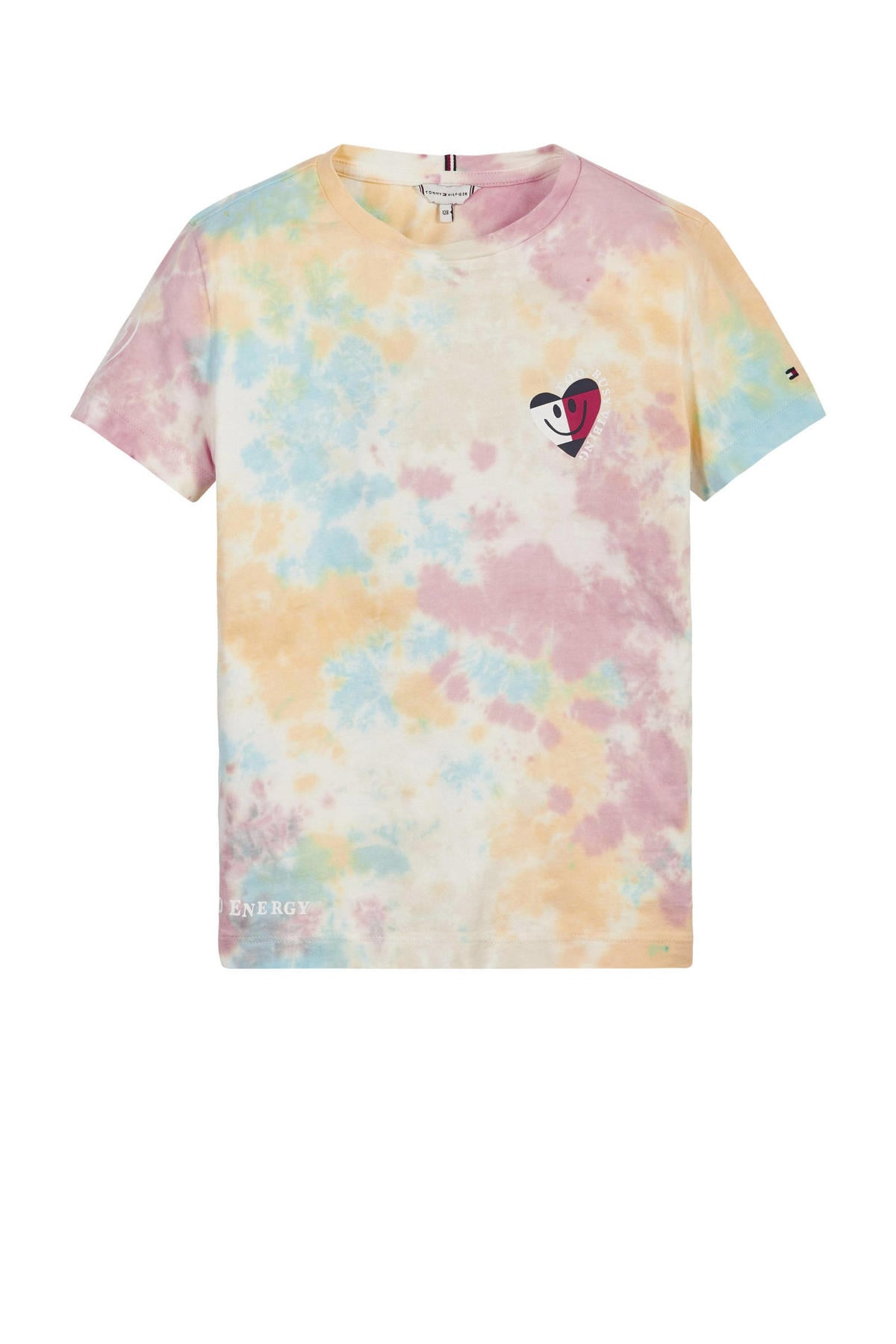 Tommy Hilfiger tiedye Tshirt van biologisch katoen multi wehkamp